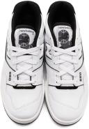 New Balance White & Black 550 Sneakers