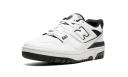 New Balance White & Black 550 Sneakers