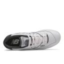 New Balance White & Black 550 Sneakers