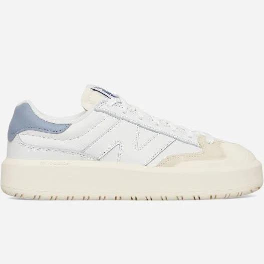 New Balance White & Blue CT302 Sneakers