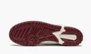 New Balance White & Burgundy 550 Sneakers