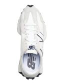 New Balance White & Gray 327 Sneakers