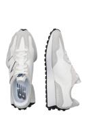 New Balance White & Gray 327 Sneakers