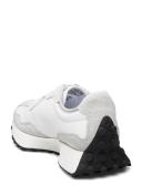 New Balance White & Gray 327 Sneakers