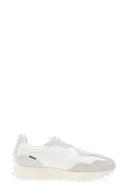 New Balance White & Gray 327 Sneakers