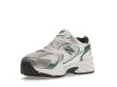 New Balance White & Green 530 Sneakers