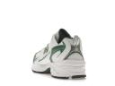 New Balance White & Green 530 Sneakers