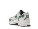 New Balance White & Green 530 Sneakers