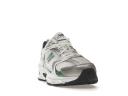 New Balance White & Green 530 Sneakers