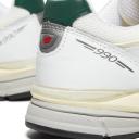 New Balance White & Green Made in USA 990v4 Sneakers