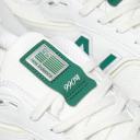 New Balance White & Green Made in USA 990v4 Sneakers