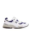 New Balance White & Navy Made in US 992 Sneakers