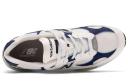 New Balance White & Navy Made in US 992 Sneakers