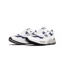 New Balance White & Navy Made in US 992 Sneakers