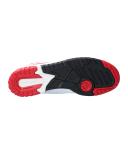 New Balance White & Red 550 Sneakers