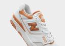 New Balance White & Tan 550 Sneakers