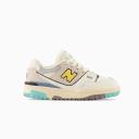 New Balance | Women 550 Leather Sneakers White/Yellow 5