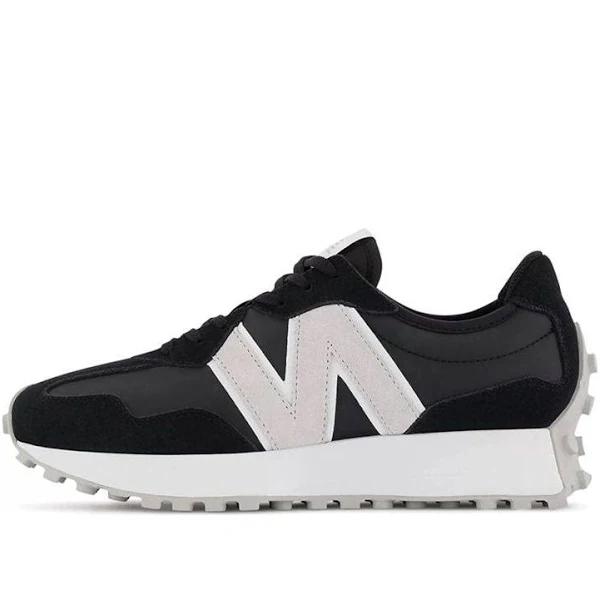 New Balance Women's 327 Black/White/Nimbus Cloud - Size 8