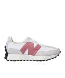 New Balance Women's 327 - Grey/Pink (Size 9)