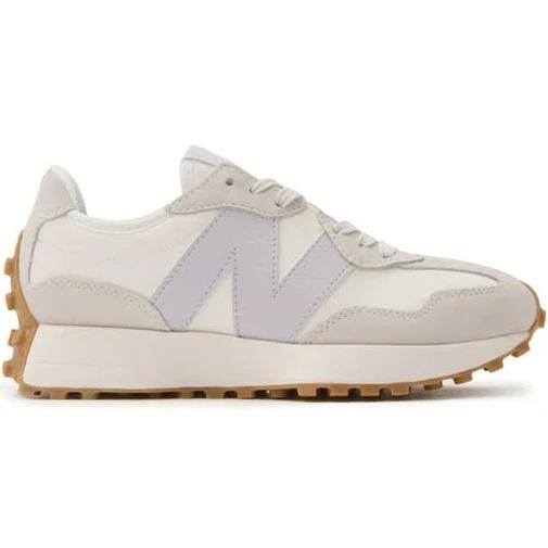 New Balance Women's 327 Moonbeam/Grey Violet - Size 6.5