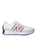 New Balance Women's 327 White/Pink Haze - Size 10