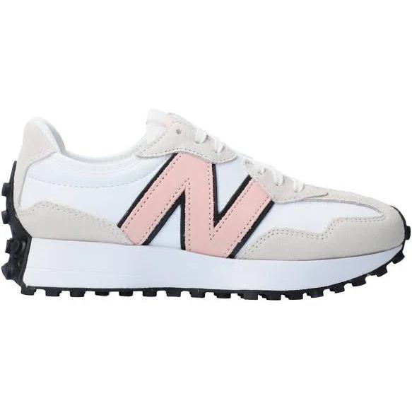 New Balance Women's 327 White/Pink Haze - Size 10