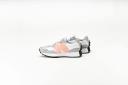 New Balance Women's 327 White/Rain Cloud/Pink Haze - Size 10.5
