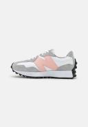 New Balance Women's 327 White/Rain Cloud/Pink Haze - Size 10.5
