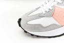 New Balance Women's 327 White/Rain Cloud/Pink Haze - Size 10.5