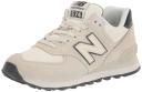New Balance Women's 574 Beige/Blacktop/Angora - Size 11
