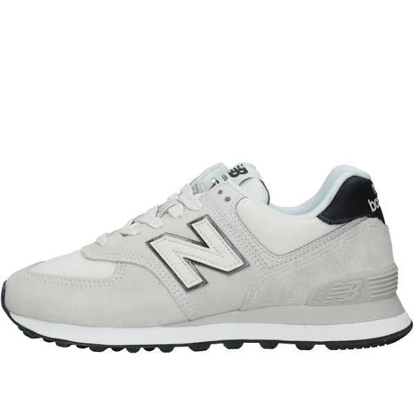 New Balance Women's 574 Beige/Blacktop/Angora - Size 11