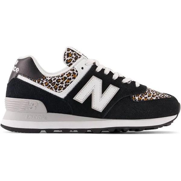 New Balance Women's 574 Black/Beige - Size 5