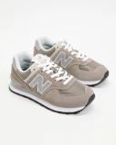New Balance Women's 574 Core Grey/White - Size 5