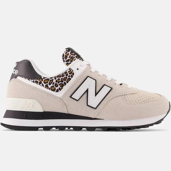 New Balance Women's 574 Grey/Black - Size 10