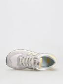 New Balance Women's 574 - Grey/White/Yellow (Size 5.5)