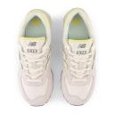New Balance Women's 574 - Grey/White/Yellow (Size 5.5)