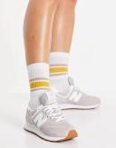 New Balance Women's 574 Logwood/White - Size 5