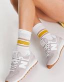 New Balance Women's 574 Logwood/White - Size 5