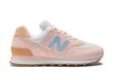 New Balance Women's 574 Pink Haze/Nimbus Cloud - Size 10