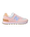 New Balance Women's 574 Pink Haze/Nimbus Cloud - Size 10