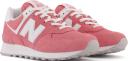 New Balance Women's 574 - Pink/White (Size 7)