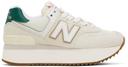 New Balance Women's 574+ Turtledove/Vintage teal/sea Salt - Size 7