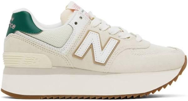 New Balance Women's 574+ Turtledove/Vintage teal/sea Salt - Size 7