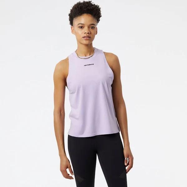 New Balance Women's Achiever Tank Cyber Lilac - Size XL