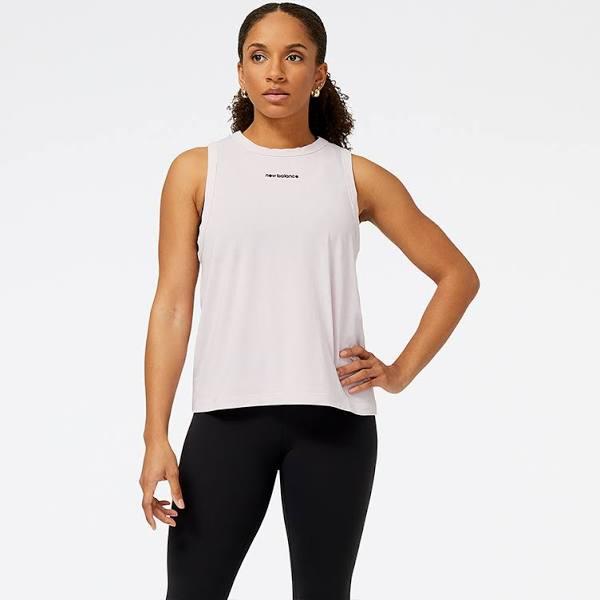 New Balance Women's Achiever Tank With Dri-Release Stone Pink - Size L