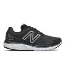 New Balance Women's Fresh Foam 680v7 Black/White/Uv Glo - Size 5