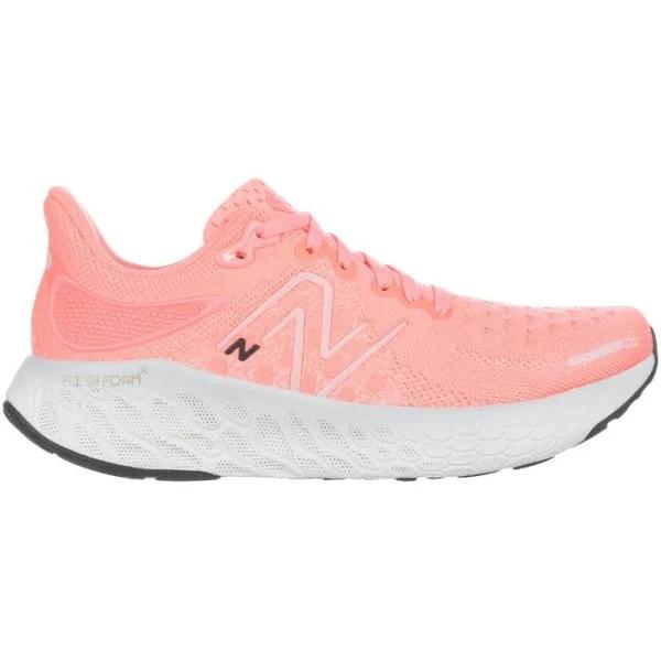 New Balance Women's Fresh Foam x 1080v12 Grapefruit/Washed Pink/Quartz Grey - Size 10.5