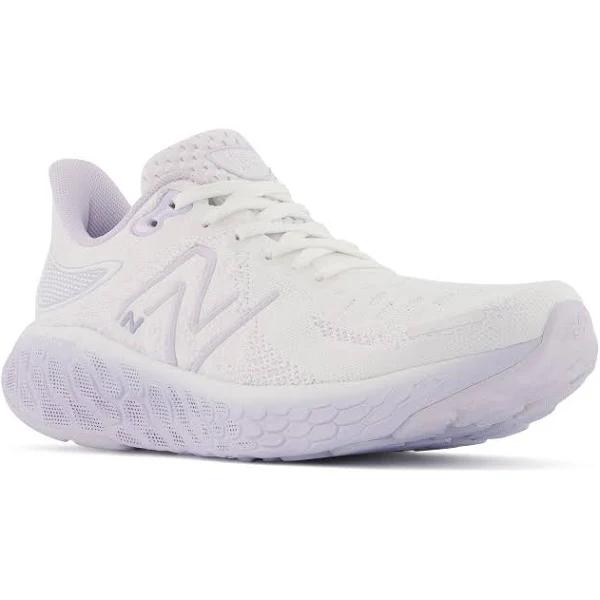 New Balance Women's Fresh Foam x 1080v12 White/Libra/Violet Haze - Size 5.5