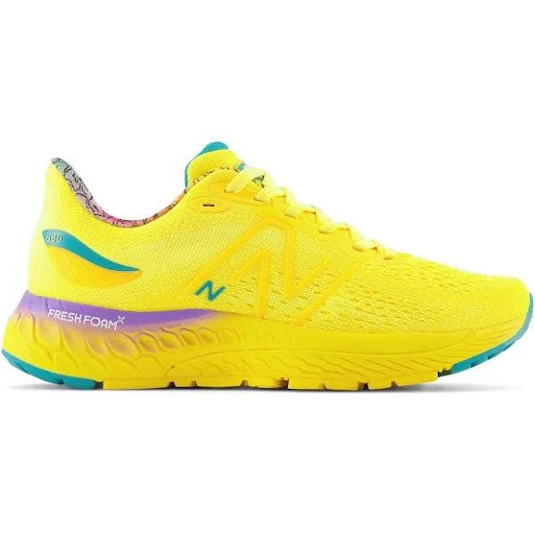 New Balance Women's Fresh Foam x 880 V12 Egg Yolk/Electric Teal - Size 7