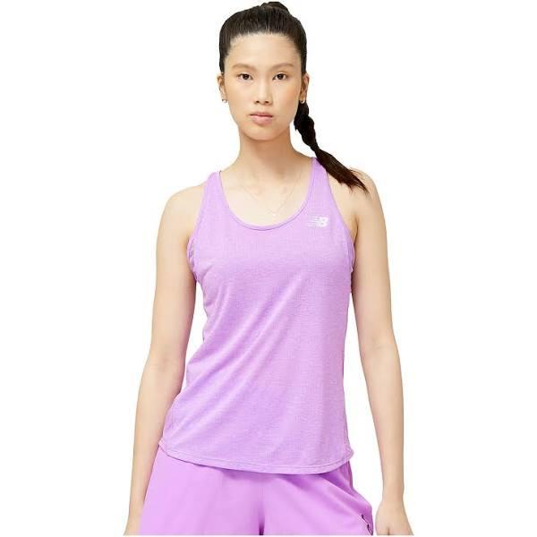 New Balance - Women's Purple Singlets - Impact Run Tank - Size S at The Iconic